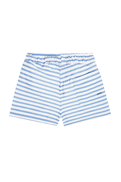 Blue stripe swimsuit