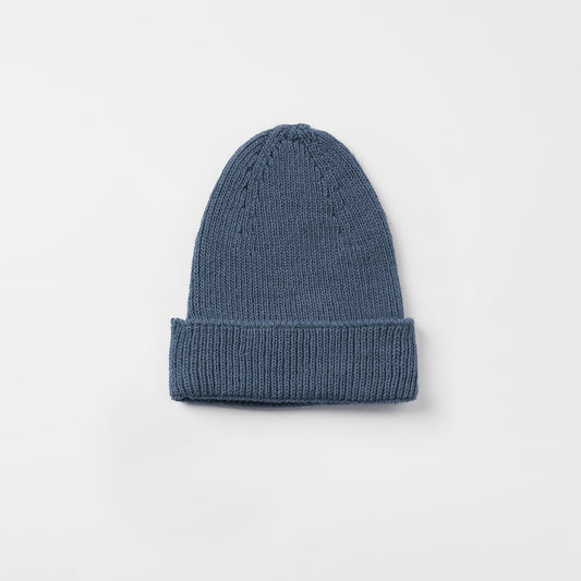 Blue knit hat